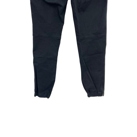 Vince‎ Pants Elastic-hem Patch-front Utility Trouser Jogger Black Size 27 - Picture 9 of 12